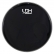 Pele de Bumbo LDH Duo Clear Preta com Anel Abafador - 22 Polegadas